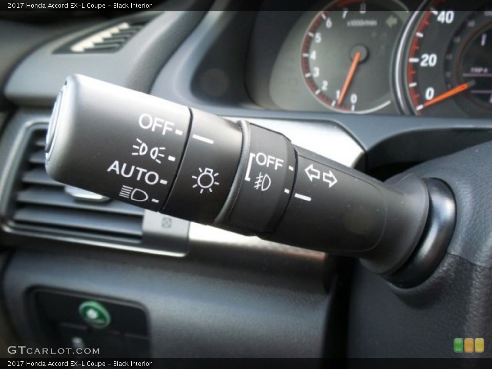 Black Interior Controls for the 2017 Honda Accord EX-L Coupe #118879561