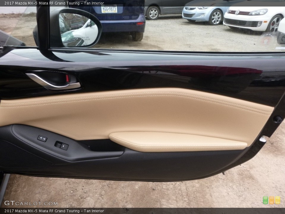 Tan Interior Door Panel for the 2017 Mazda MX-5 Miata RF Grand Touring #118880461