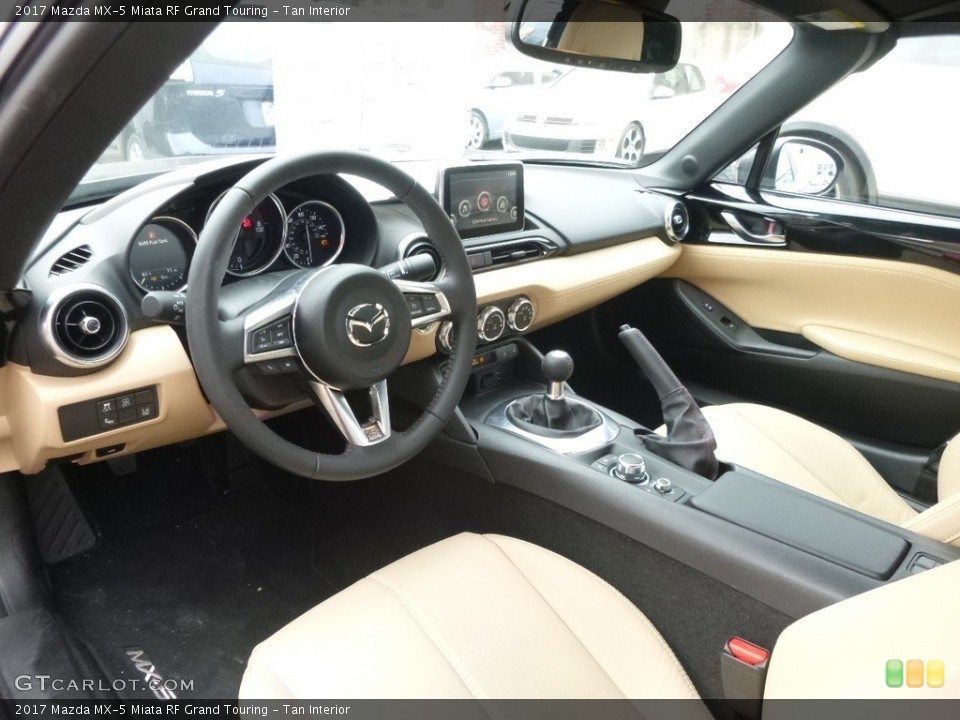 Tan Interior Photo for the 2017 Mazda MX-5 Miata RF Grand Touring #118880503