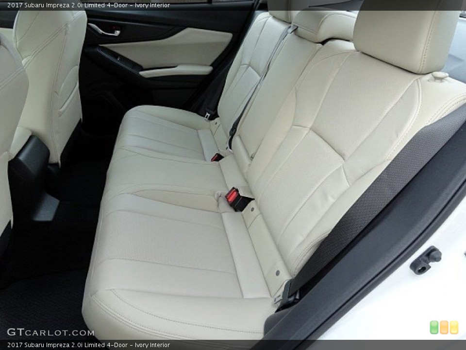 Ivory Interior Rear Seat for the 2017 Subaru Impreza 2.0i Limited 4-Door #118882723
