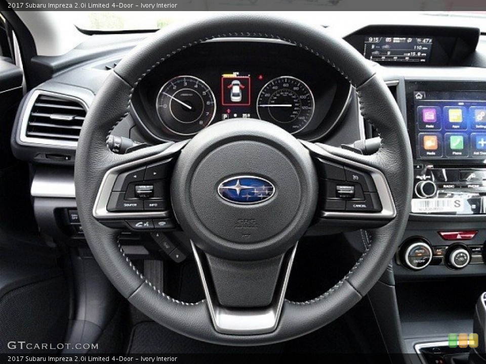 Ivory Interior Steering Wheel for the 2017 Subaru Impreza 2.0i Limited 4-Door #118882993