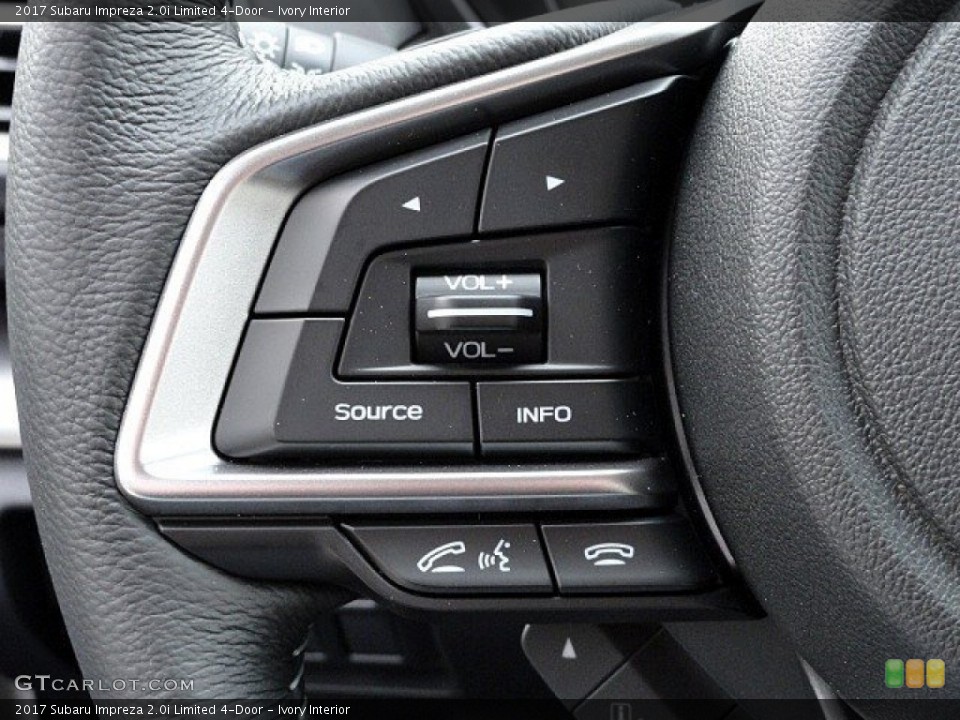 Ivory Interior Controls for the 2017 Subaru Impreza 2.0i Limited 4-Door #118883010