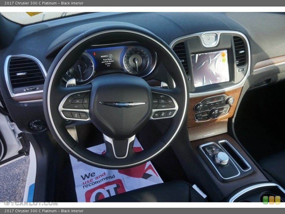 Black Interior Dashboard for the 2017 Chrysler 300 C Platinum #118884310