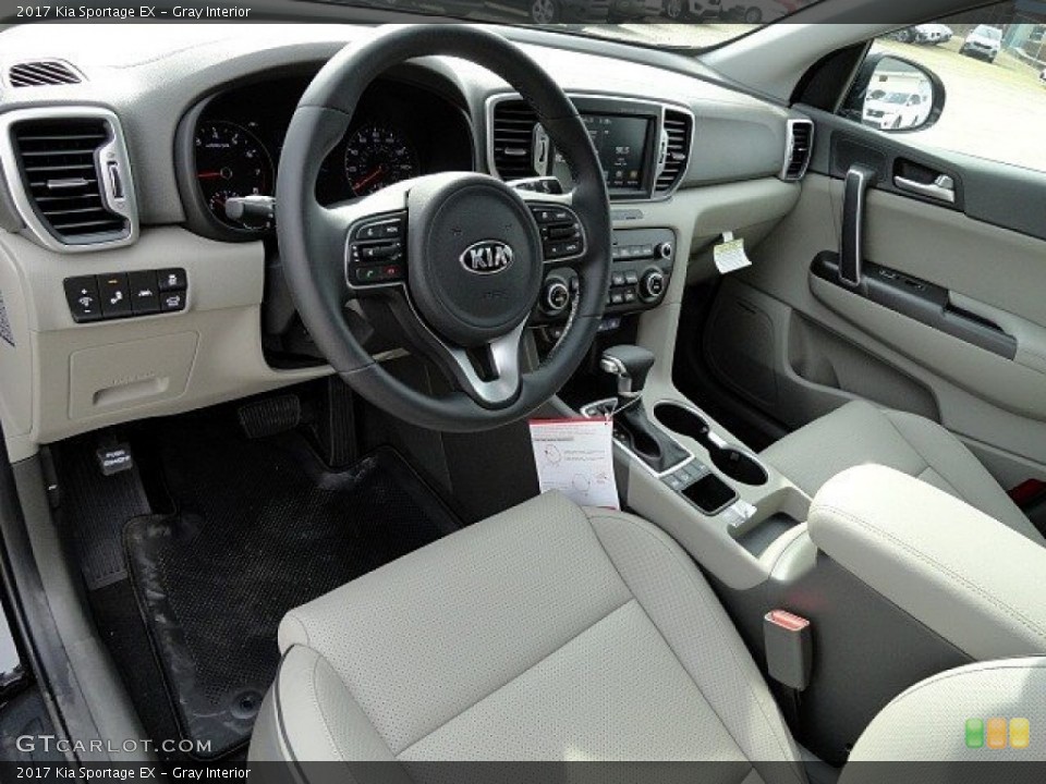 Gray Interior Photo for the 2017 Kia Sportage EX #118885435