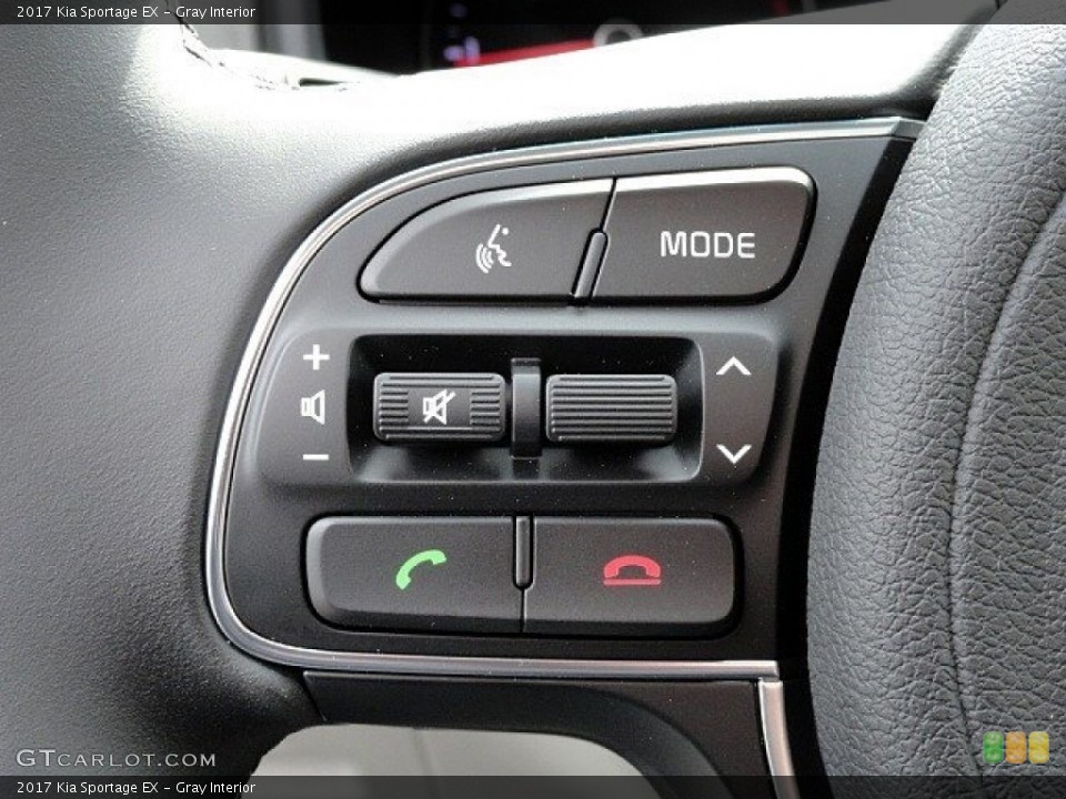 Gray Interior Controls for the 2017 Kia Sportage EX #118885612