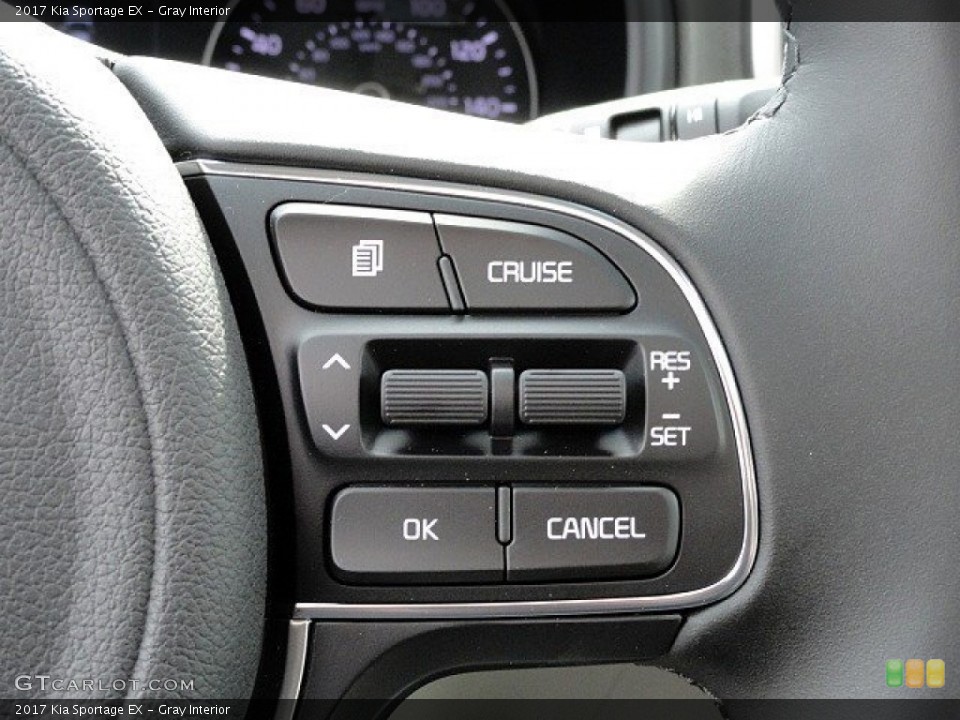 Gray Interior Controls for the 2017 Kia Sportage EX #118885633