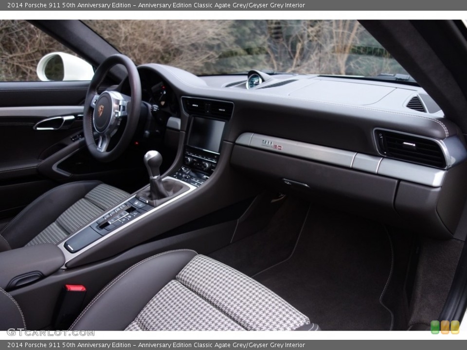 Anniversary Edition Classic Agate Grey/Geyser Grey Interior Dashboard for the 2014 Porsche 911 50th Anniversary Edition #118890199
