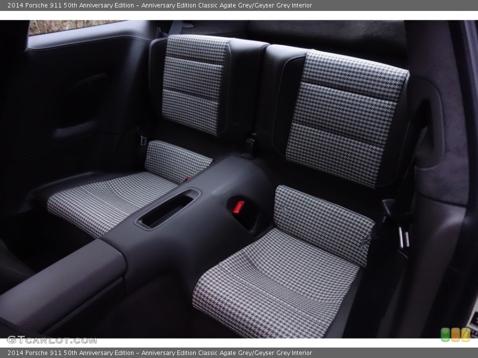 Anniversary Edition Classic Agate Grey/Geyser Grey Interior Rear Seat for the 2014 Porsche 911 50th Anniversary Edition #118890319