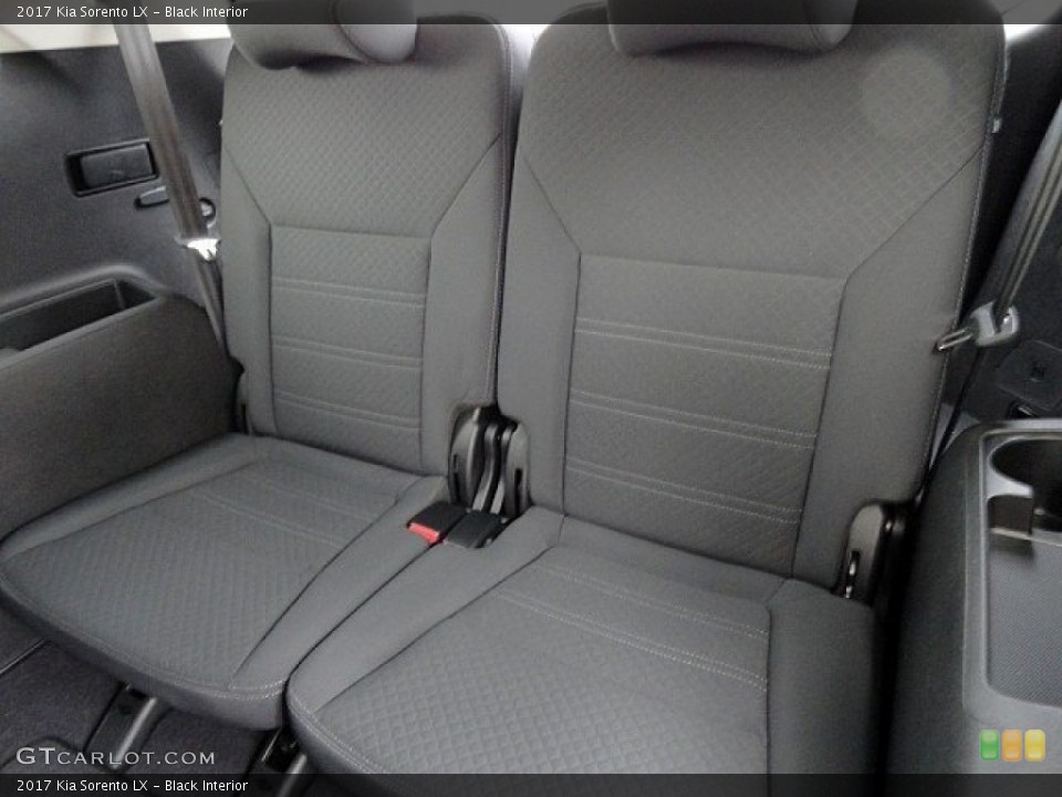Black Interior Rear Seat for the 2017 Kia Sorento LX #118891243