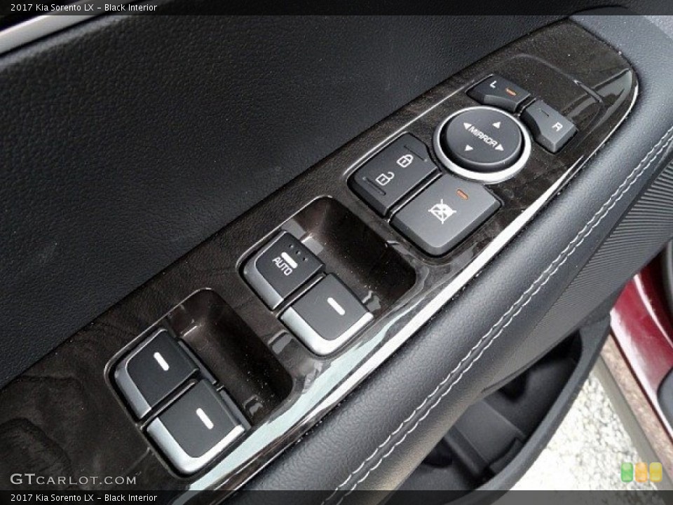 Black Interior Controls for the 2017 Kia Sorento LX #118891297