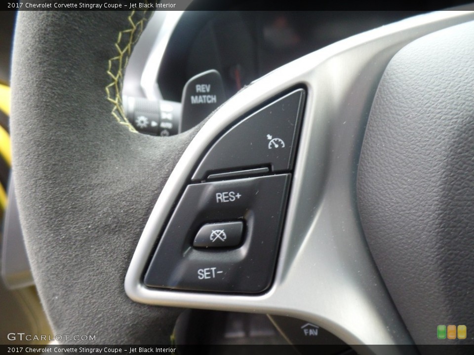 Jet Black Interior Controls for the 2017 Chevrolet Corvette Stingray Coupe #118891792