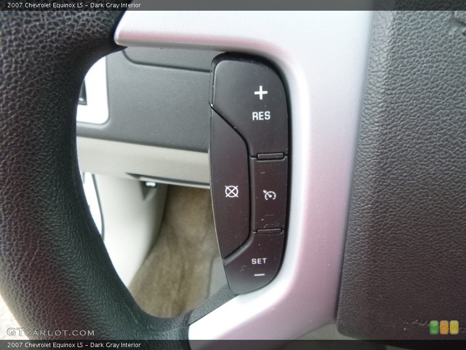 Dark Gray Interior Controls for the 2007 Chevrolet Equinox LS #118892281