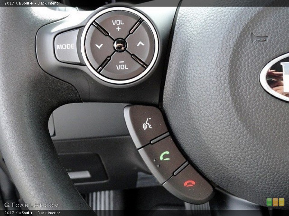 Black Interior Controls for the 2017 Kia Soul + #118893094
