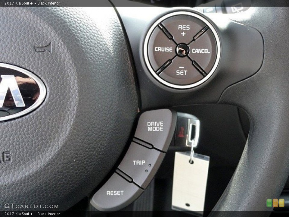 Black Interior Controls for the 2017 Kia Soul + #118893112
