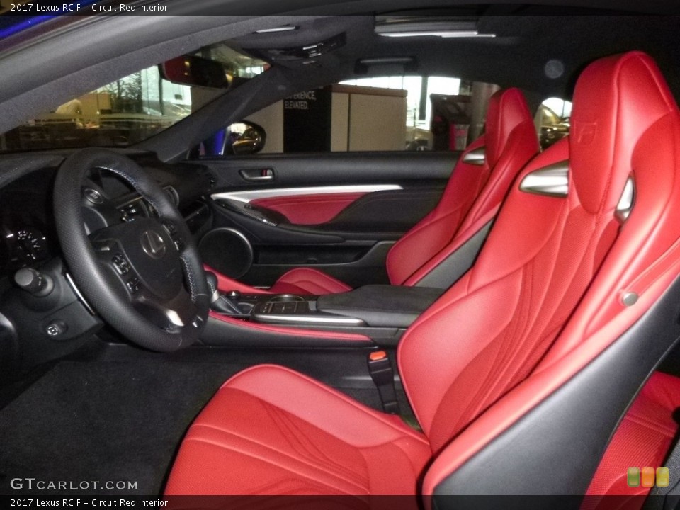 Circuit Red Interior Photo for the 2017 Lexus RC F #118893394