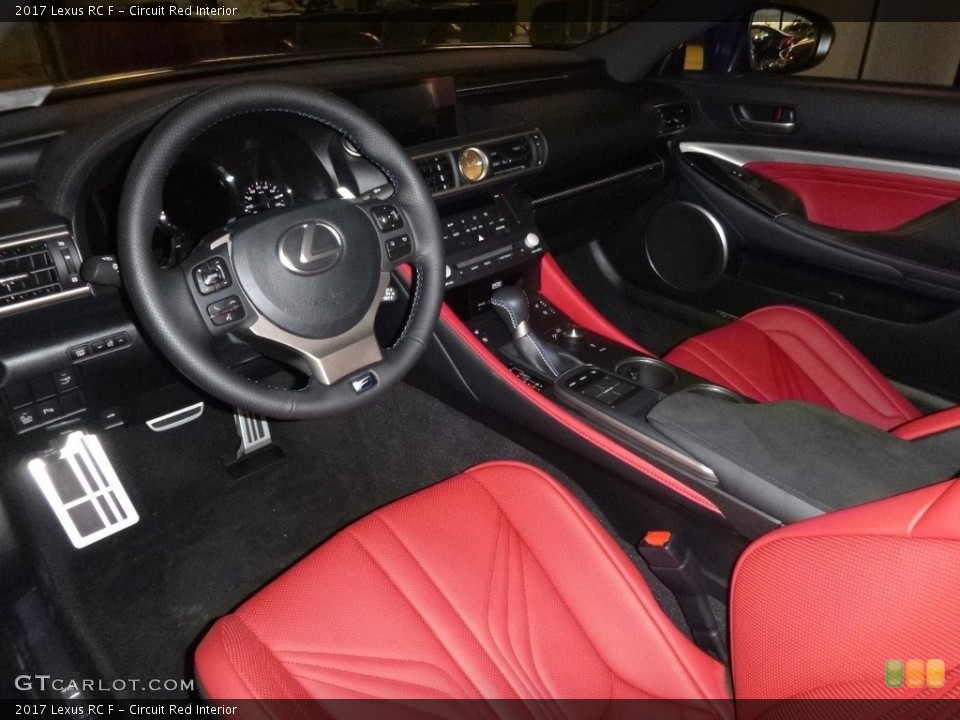 Circuit Red Interior Photo for the 2017 Lexus RC F #118893442
