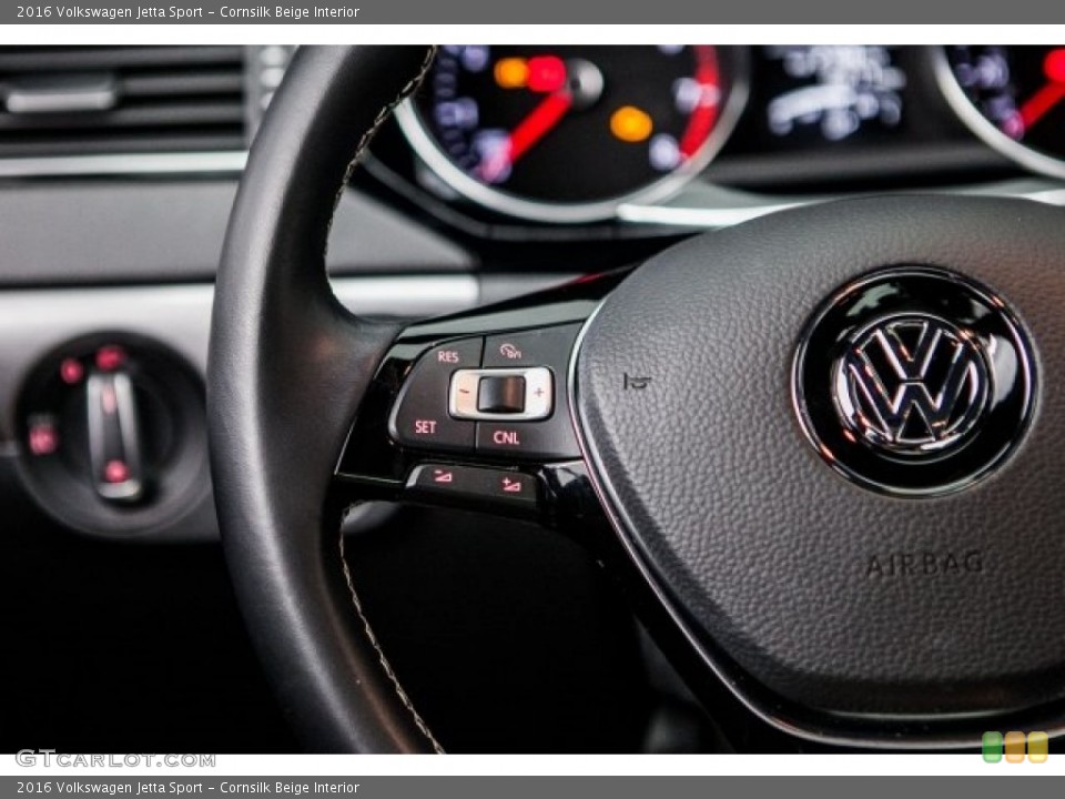 Cornsilk Beige Interior Controls for the 2016 Volkswagen Jetta Sport #118893760