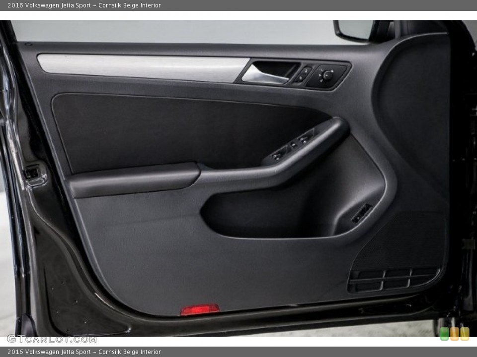 Cornsilk Beige Interior Door Panel for the 2016 Volkswagen Jetta Sport #118893859
