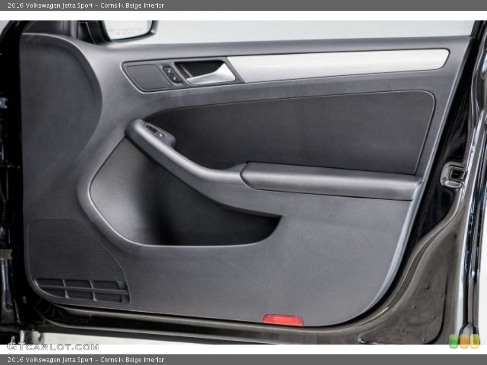 Cornsilk Beige Interior Door Panel for the 2016 Volkswagen Jetta Sport #118893922