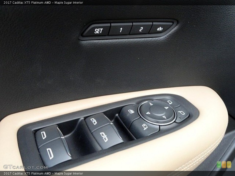 Maple Sugar Interior Controls for the 2017 Cadillac XT5 Platinum AWD #118895332