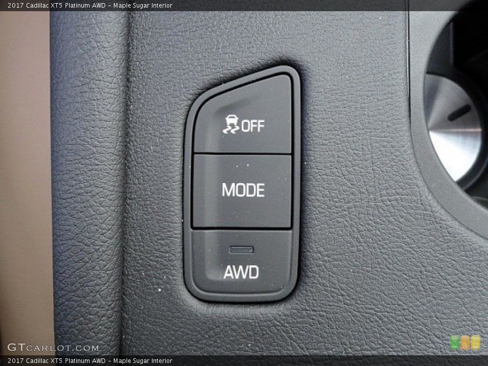 Maple Sugar Interior Controls for the 2017 Cadillac XT5 Platinum AWD #118895407