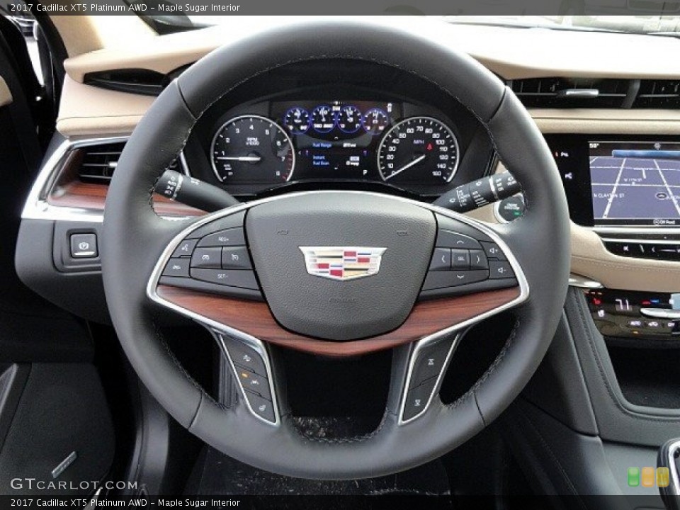 Maple Sugar Interior Steering Wheel for the 2017 Cadillac XT5 Platinum AWD #118895503