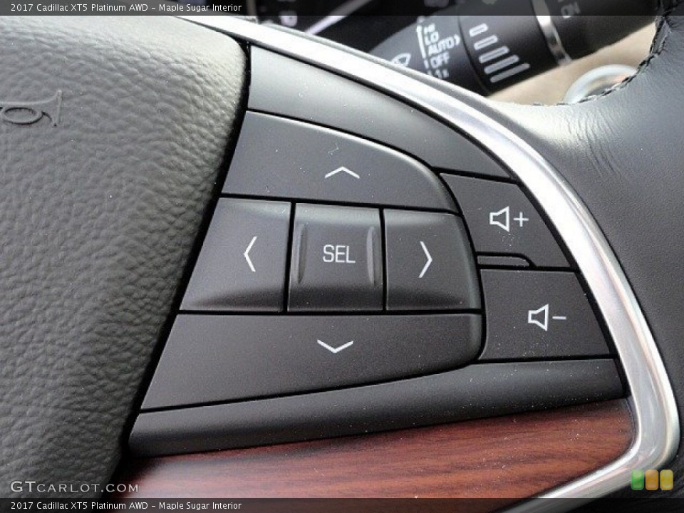 Maple Sugar Interior Controls for the 2017 Cadillac XT5 Platinum AWD #118895548