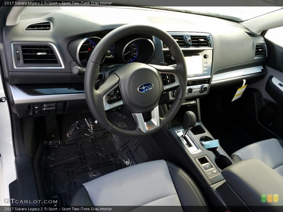 Sport Two-Tone Gray Interior Photo for the 2017 Subaru Legacy 2.5i Sport #118901528