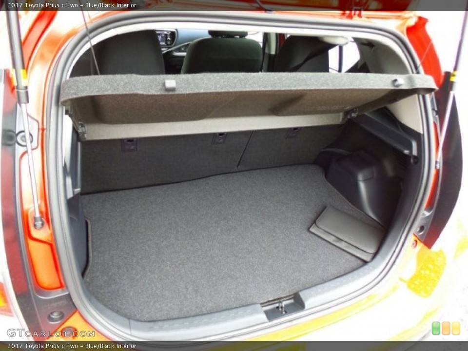 Blue/Black Interior Trunk for the 2017 Toyota Prius c Two #118902251