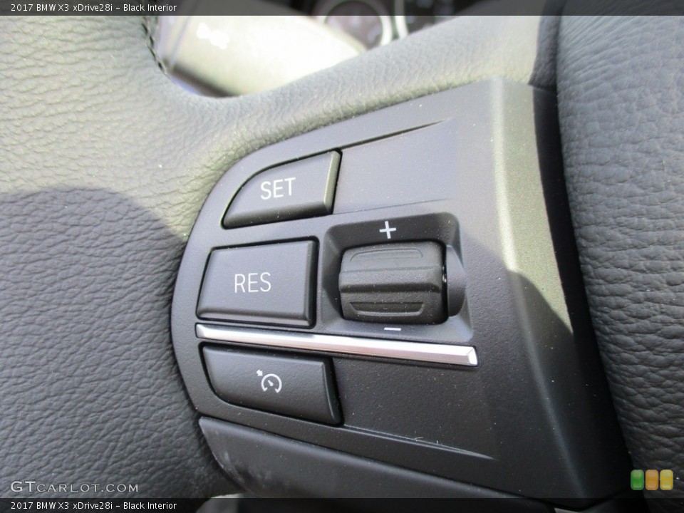 Black Interior Controls for the 2017 BMW X3 xDrive28i #118902470