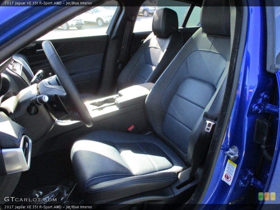 Jet/Blue Interior Photo for the 2017 Jaguar XE 35t R-Sport AWD #118910489