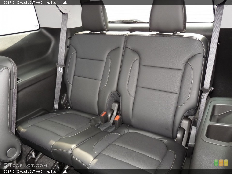Jet Black Interior Rear Seat for the 2017 GMC Acadia SLT AWD #118911575