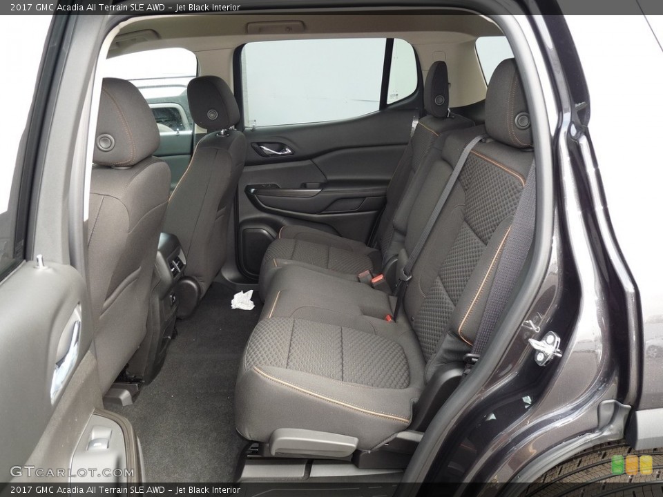 Jet Black Interior Rear Seat for the 2017 GMC Acadia All Terrain SLE AWD #118912358