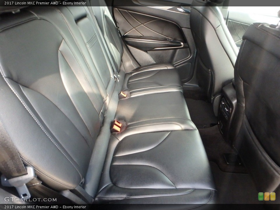 Ebony Interior Rear Seat for the 2017 Lincoln MKC Premier AWD #118915406