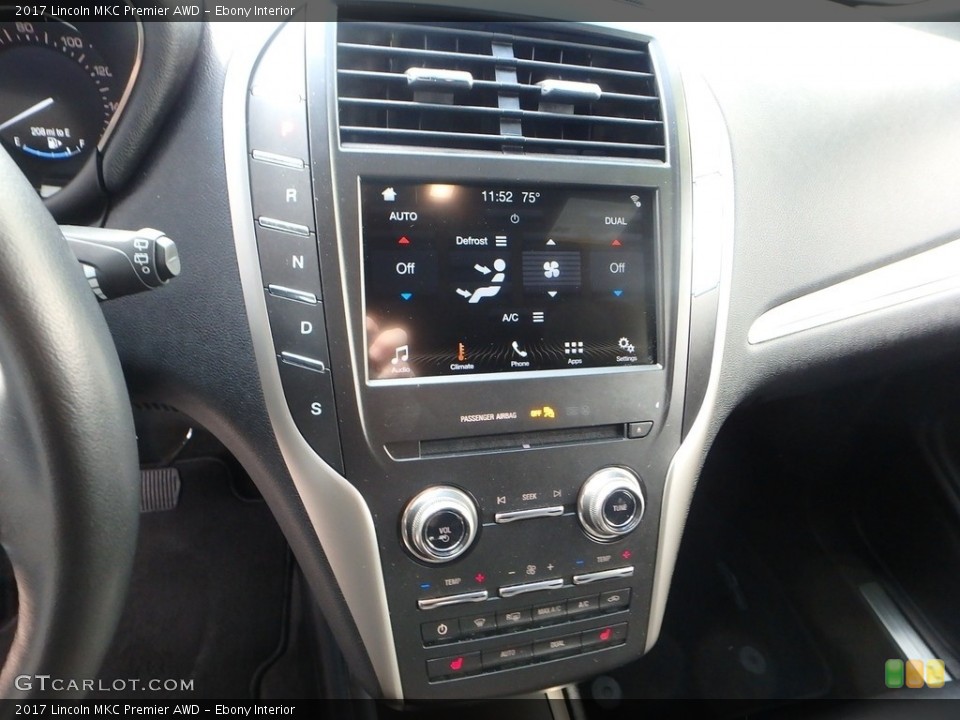 Ebony Interior Controls for the 2017 Lincoln MKC Premier AWD #118915575