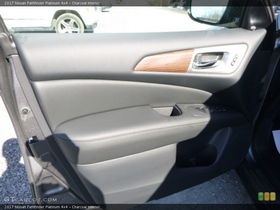 Charcoal Interior Door Panel for the 2017 Nissan Pathfinder Platinum 4x4 #118917614