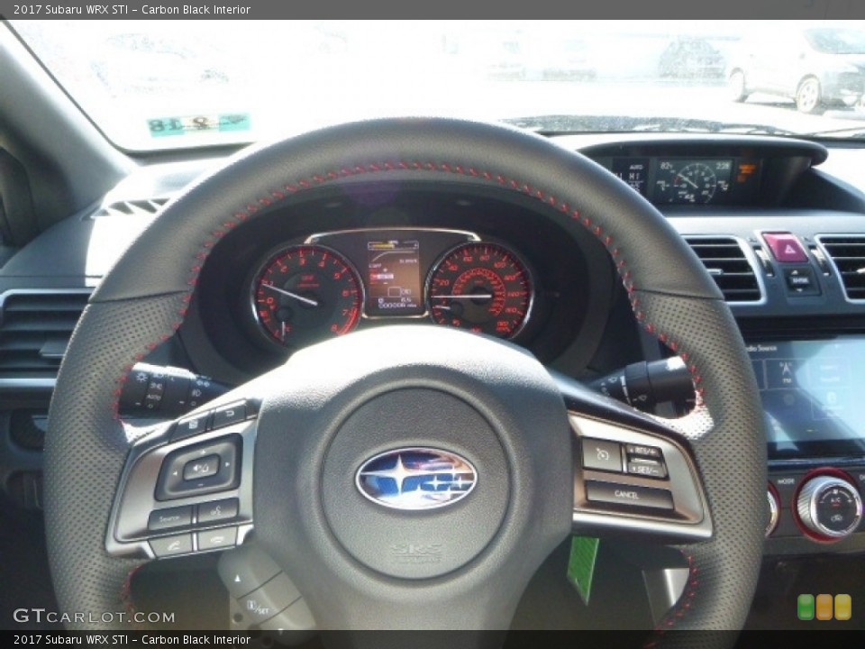 Carbon Black Interior Steering Wheel for the 2017 Subaru WRX STI #118918034