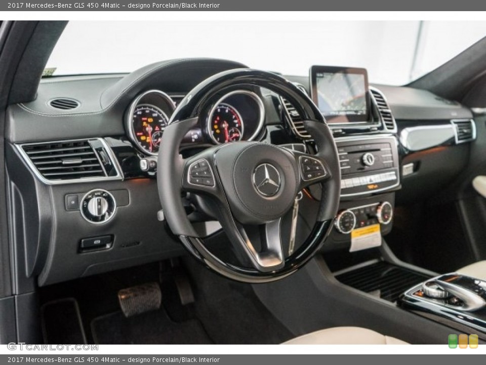 designo Porcelain/Black Interior Dashboard for the 2017 Mercedes-Benz GLS 450 4Matic #118921169