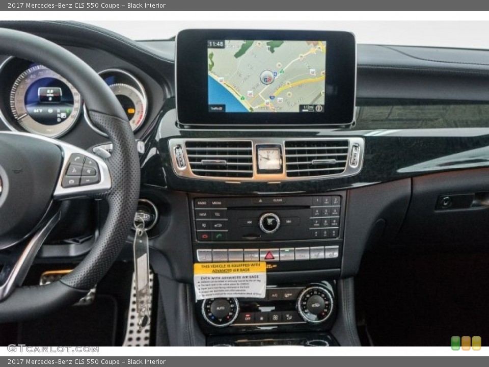 Black Interior Controls for the 2017 Mercedes-Benz CLS 550 Coupe #118921619