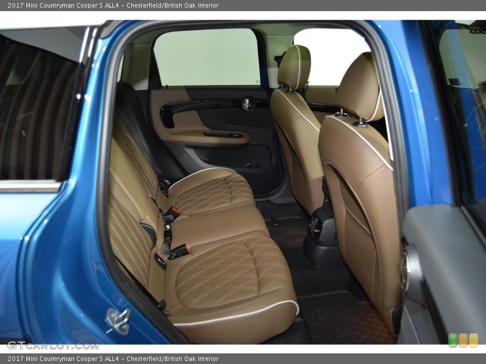 Chesterfield/British Oak Interior Rear Seat for the 2017 Mini Countryman Cooper S ALL4 #118921850