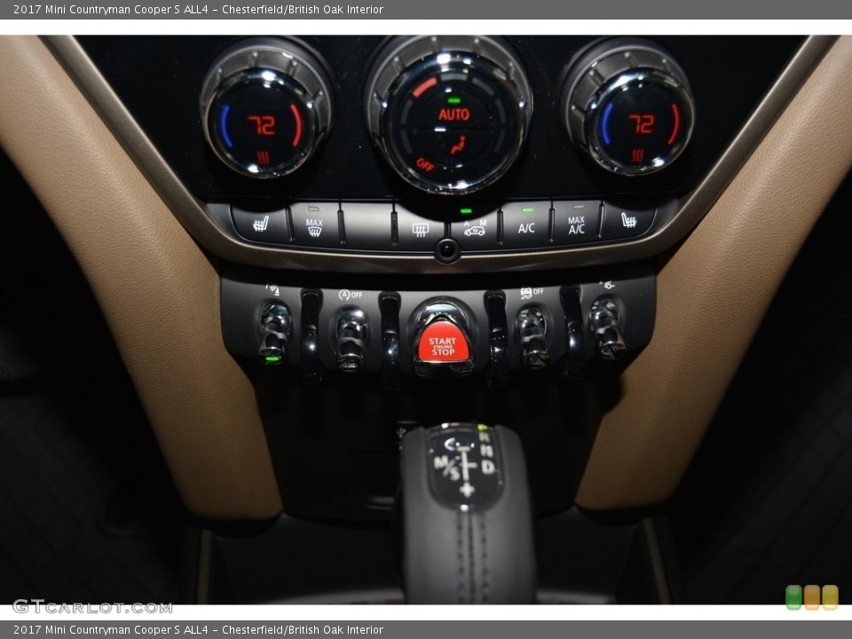 Chesterfield/British Oak Interior Controls for the 2017 Mini Countryman Cooper S ALL4 #118921913