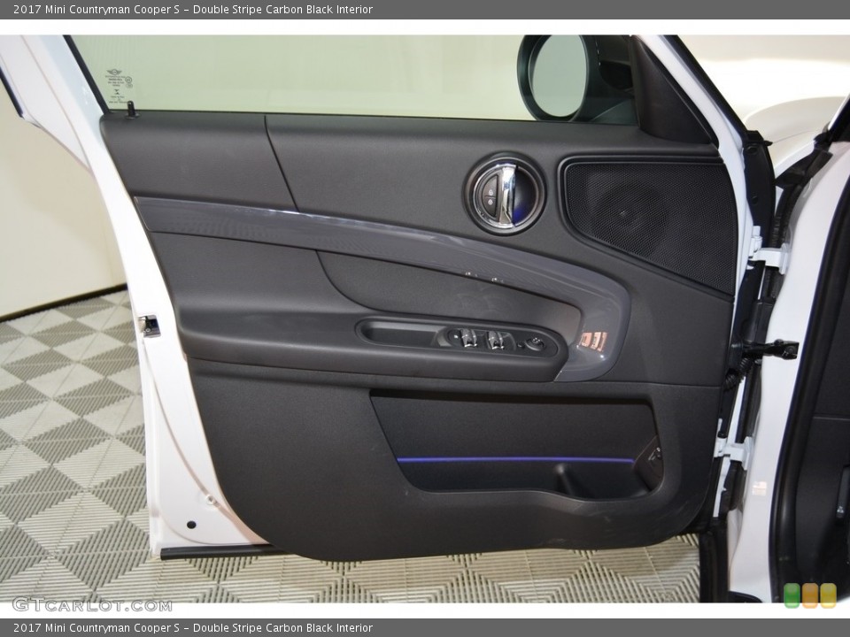 Double Stripe Carbon Black Interior Door Panel for the 2017 Mini Countryman Cooper S #118922129