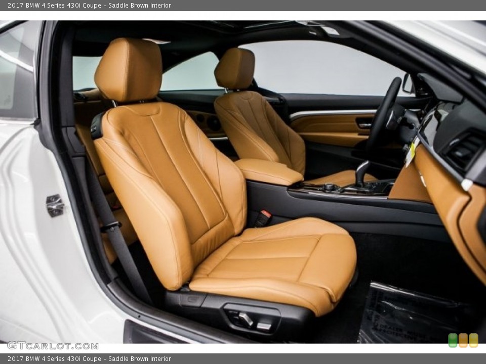 Saddle Brown Interior Photo for the 2017 BMW 4 Series 430i Coupe #118923041
