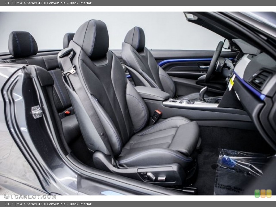 Black Interior Photo for the 2017 BMW 4 Series 430i Convertible #118923224