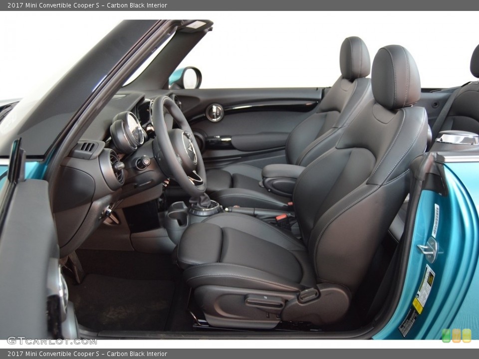 Carbon Black Interior Front Seat for the 2017 Mini Convertible Cooper S #118923743