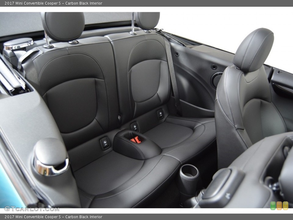 Carbon Black Interior Rear Seat for the 2017 Mini Convertible Cooper S #118923803