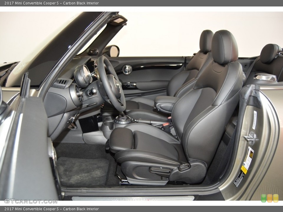 Carbon Black Interior Photo for the 2017 Mini Convertible Cooper S #118924487