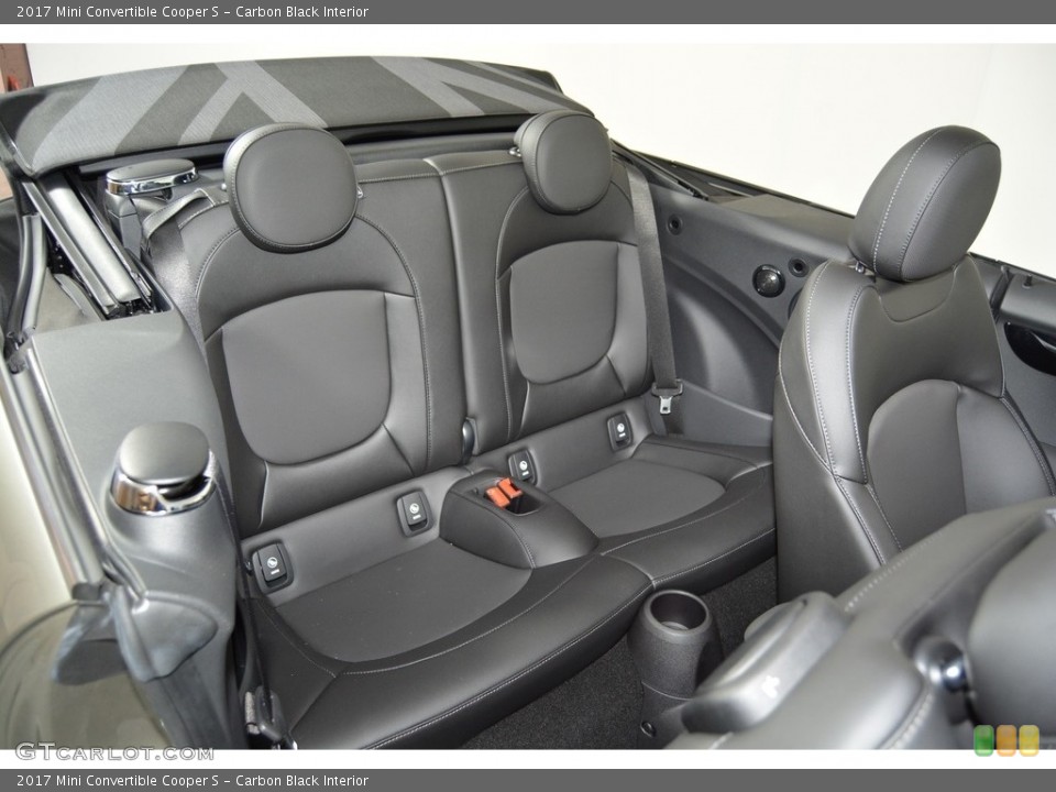 Carbon Black Interior Rear Seat for the 2017 Mini Convertible Cooper S #118924550