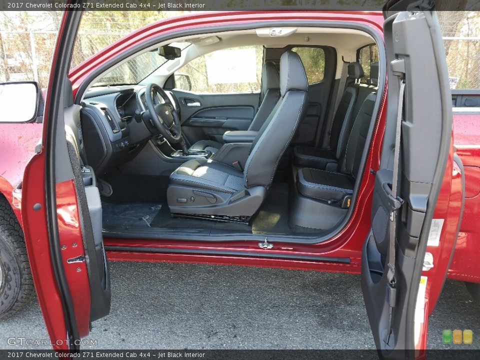 Jet Black Interior Photo for the 2017 Chevrolet Colorado Z71 Extended Cab 4x4 #118924999