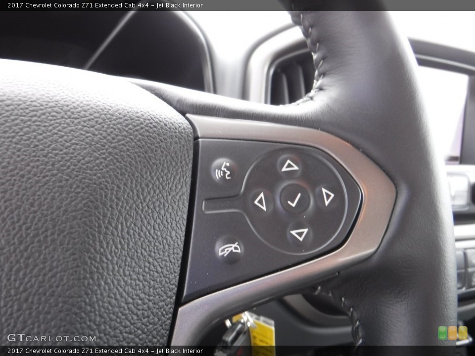 Jet Black Interior Controls for the 2017 Chevrolet Colorado Z71 Extended Cab 4x4 #118926119
